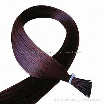 Top Quality Factory Wholesale I-tip Remy Human Hair Extensions, Various Colors and All Lengths